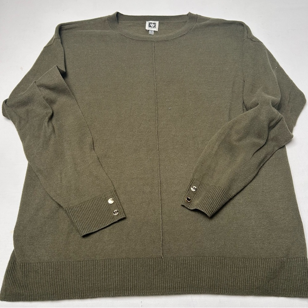 Anne Klein Women’s Olive Green Sweater